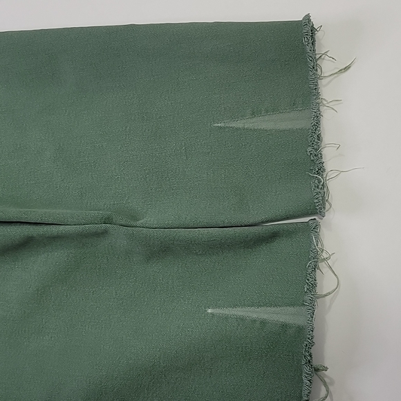 Zara Green Denim Cropped Jeans SZ XS - Picture 13 of 13